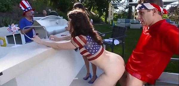  Chubby big tits blonde anal milf Family Fourth Of July